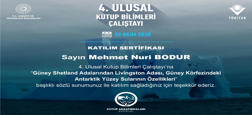 4.Ulusal Kutup Bilimleri Çalıştayı ve Şenliği